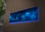 Wallity Cuadro Decorativo en Lienzo Iluminado con LEDs 30 x 90 cm